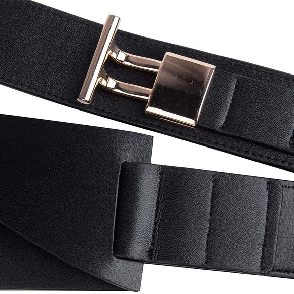 Women Wide Elastic leather Belt Ladies Fashion main image 3